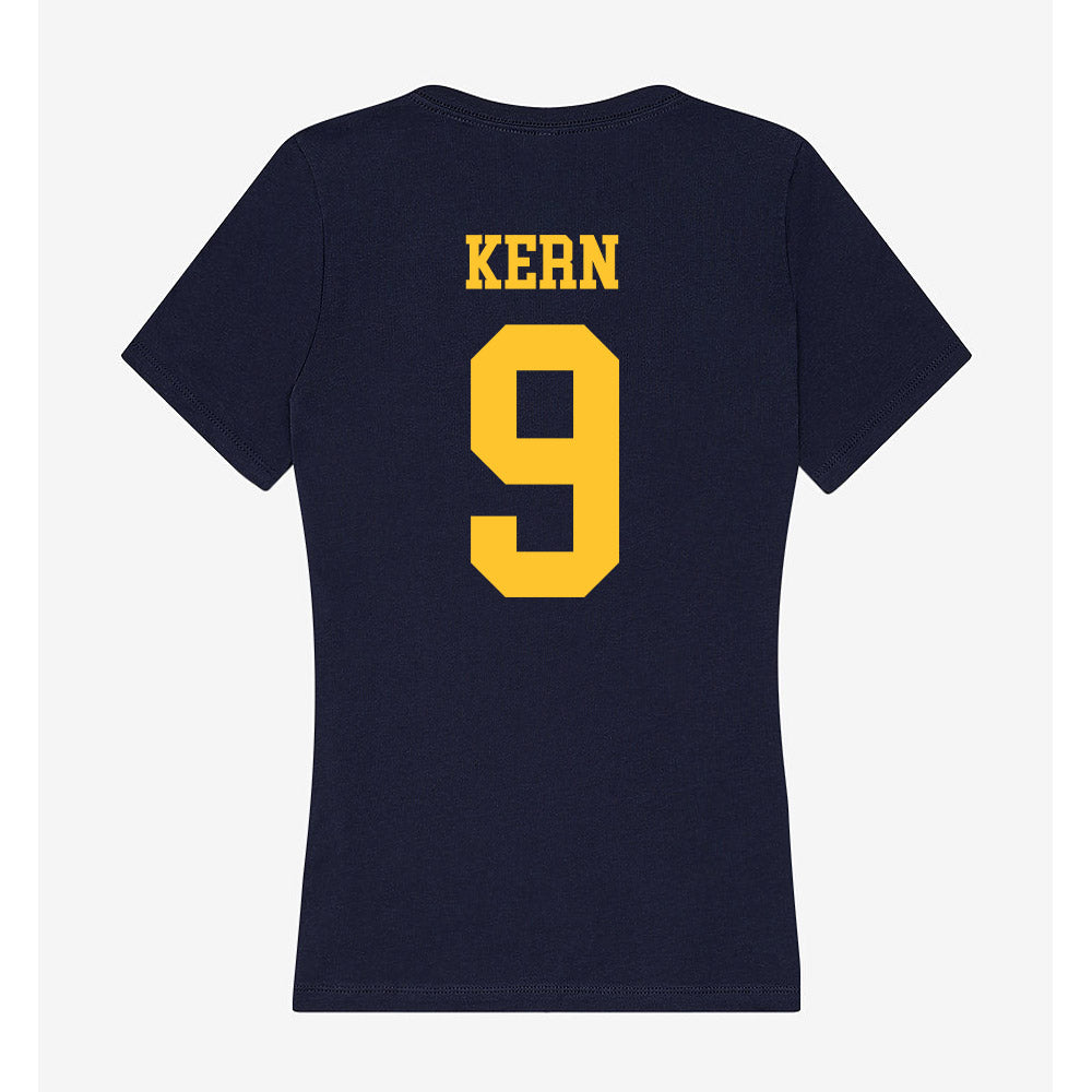 UC Berkeley - NCAA Football : Michael Kern - Classic Shersey Women's V-Neck T-Shirt-1