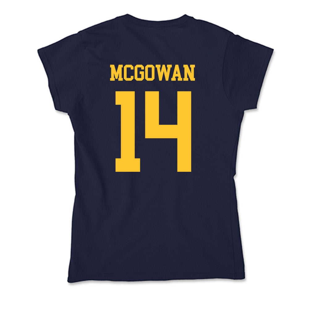 UC Berkeley - NCAA Softball : Mya McGowan - Classic Shersey Soft Style Women’s T-Shirt-1