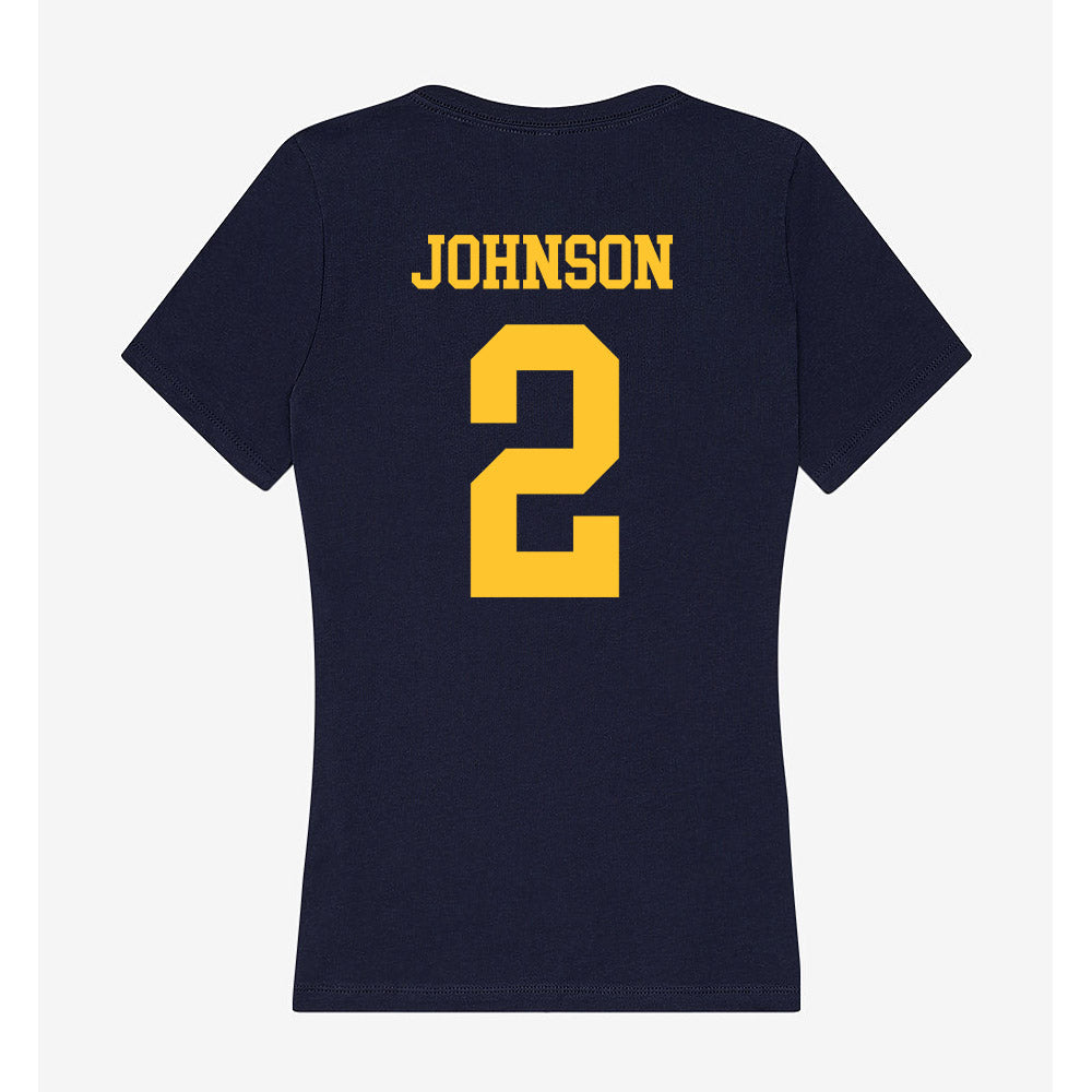 UC Berkeley - NCAA Women's Volleyball : Sophia Johnson - Classic Shersey Women's V-Neck T-Shirt-1