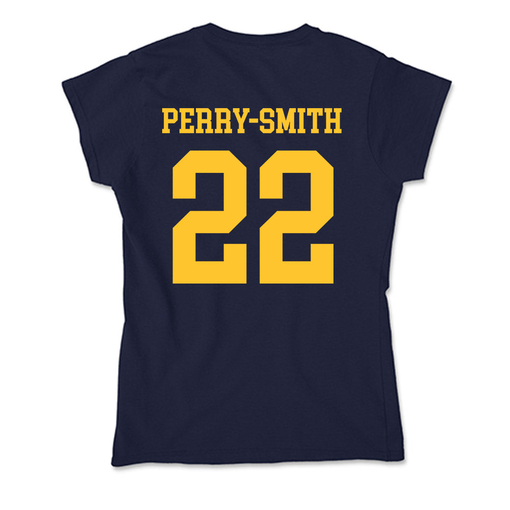 UC Berkeley - NCAA Football : Carson Perry-Smith - Classic Shersey Soft Style Women’s T-Shirt-1