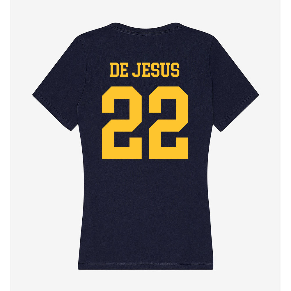 UC Berkeley - NCAA Football : Jacob De Jesus - Classic Shersey Women's V-Neck T-Shirt-1