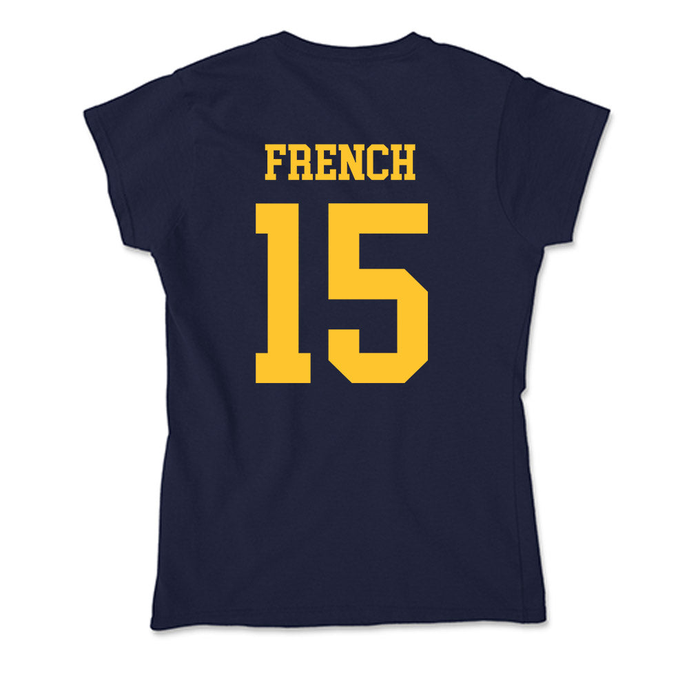 UC Berkeley - NCAA Baseball : Jacob French - Classic Shersey Soft Style Women’s T-Shirt-1