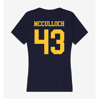 UC Berkeley - NCAA Football : Ryan McCulloch - Classic Shersey Women's V-Neck T-Shirt-1