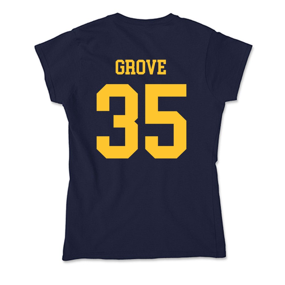 UC Berkeley - NCAA Baseball : Tanner Grove - Classic Shersey Soft Style Women’s T-Shirt-1