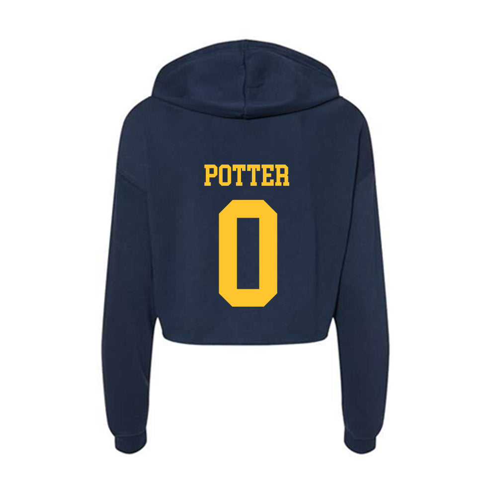 UC Berkeley - NCAA Men's Soccer : Miles Potter - Classic Shersey Women's Crop Fleece Hoodie-1