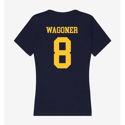 UC Berkeley - NCAA Football : Jasiah Wagoner - Classic Shersey Women's V-Neck T-Shirt-1