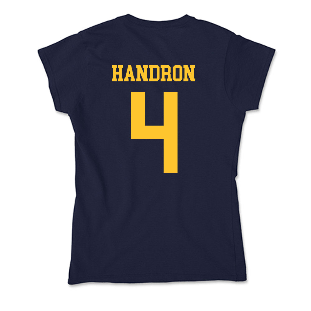 UC Berkeley - NCAA Baseball : Max Handron - Classic Shersey Soft Style Women’s T-Shirt-1