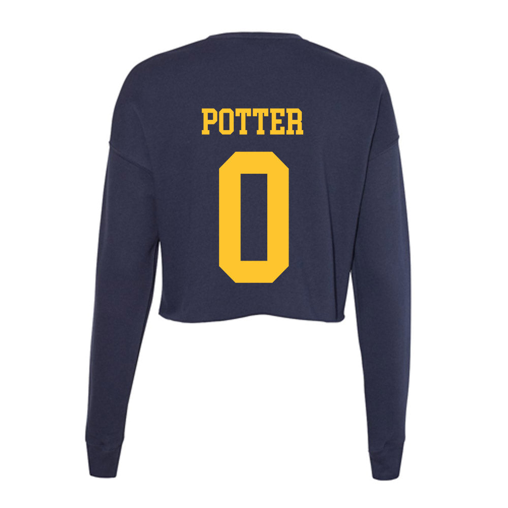 UC Berkeley - NCAA Men's Soccer : Miles Potter - Classic Shersey Women's Cropped Crew Fleece-1