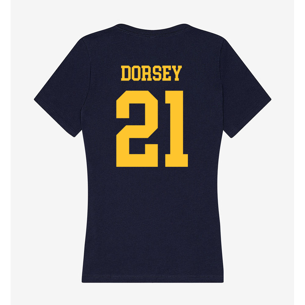UC Berkeley - NCAA Men's Basketball : Nolan Dorsey - Classic Shersey Women's V-Neck T-Shirt-1