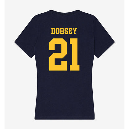 UC Berkeley - NCAA Men's Basketball : Nolan Dorsey - Classic Shersey Women's V-Neck T-Shirt-1