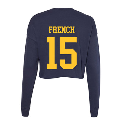 UC Berkeley - NCAA Baseball : Jacob French - Classic Shersey Women's Cropped Crew Fleece-1