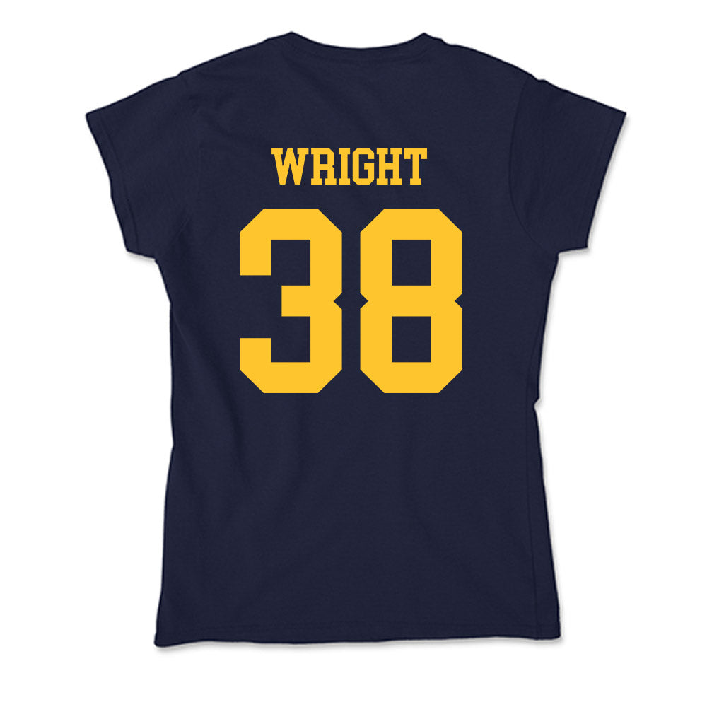 UC Berkeley - NCAA Baseball : Jett Wright - Classic Shersey Soft Style Women’s T-Shirt-1