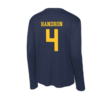 UC Berkeley - NCAA Baseball : Max Handron - Classic Shersey Activewear Long Sleeve T-Shirt-1