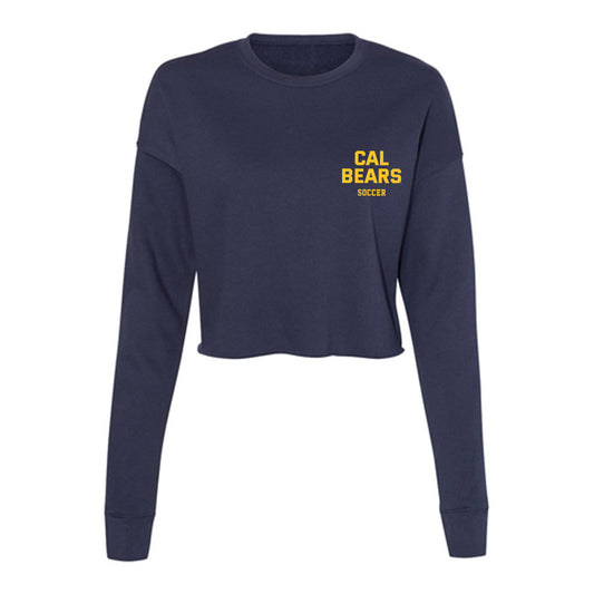 UC Berkeley - NCAA Men's Soccer : Miles Potter - Classic Shersey Women's Cropped Crew Fleece-0