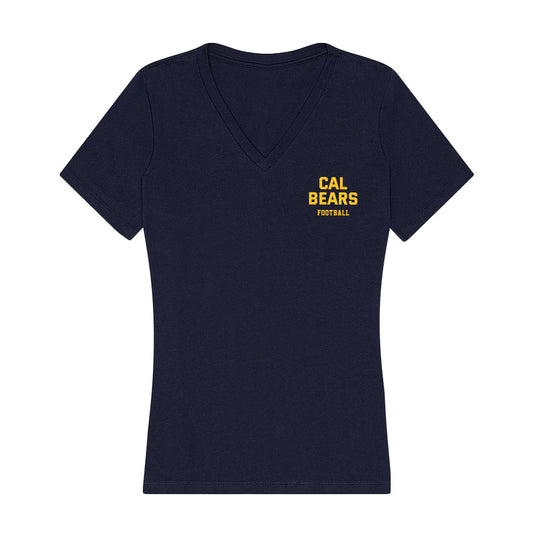 UC Berkeley - NCAA Football : Belay Brummel - Classic Shersey Women's V-Neck T-Shirt-0