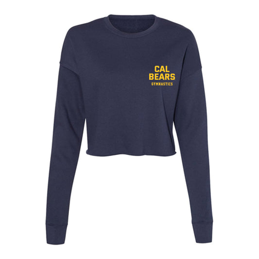 UC Berkeley - NCAA Men's Gymnastics : Tucker Yasunaga - Classic Shersey Women's Cropped Crew Fleece-0