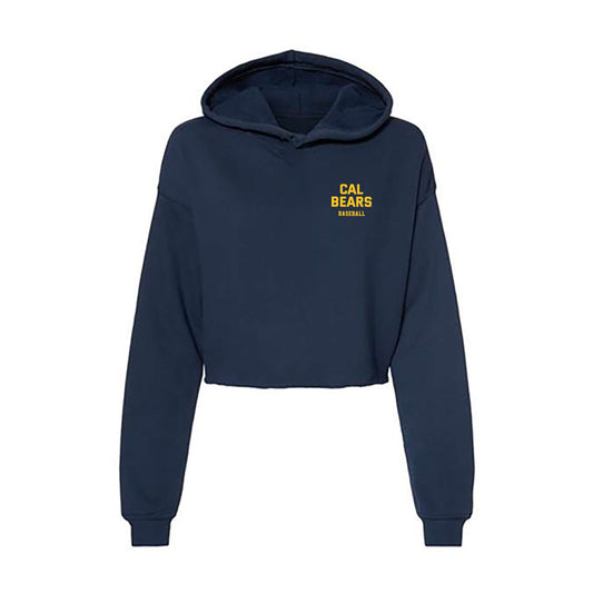 UC Berkeley - NCAA Baseball : Cole Clark - Classic Shersey Women's Crop Fleece Hoodie-0