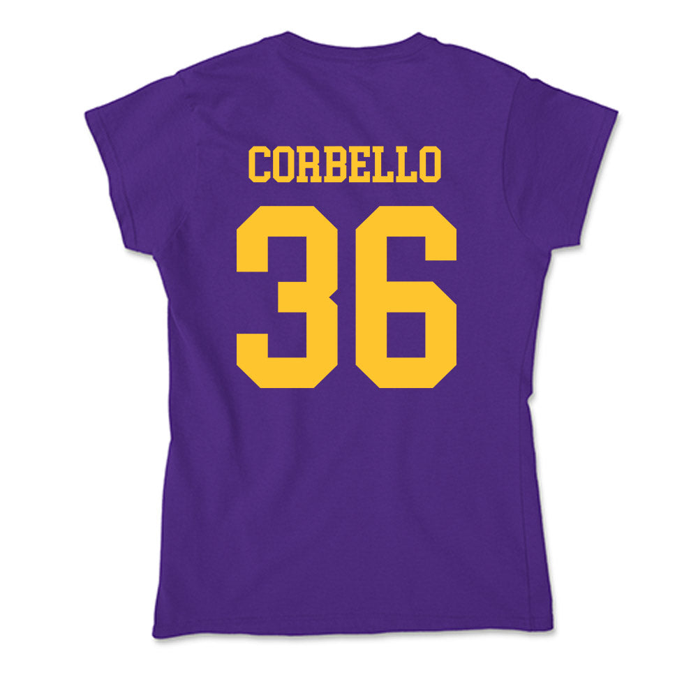LSU - NCAA Football : Aidan Corbello - Soft Style Women’s T-Shirt-1