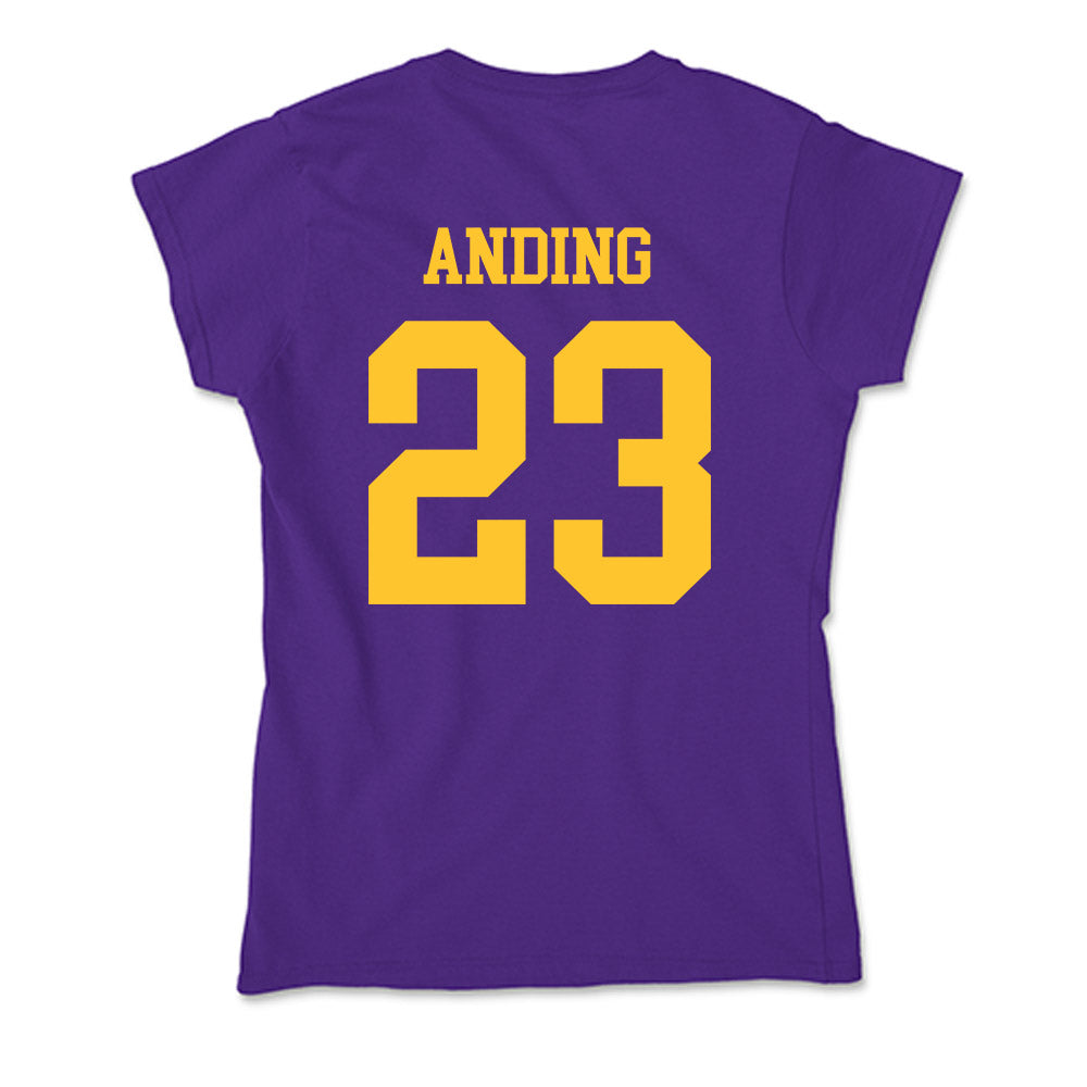 LSU - NCAA Football : Aidan Anding - Soft Style Women’s T-Shirt-1