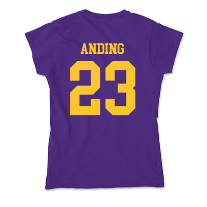 LSU - NCAA Football : Aidan Anding - Soft Style Women’s T-Shirt-1