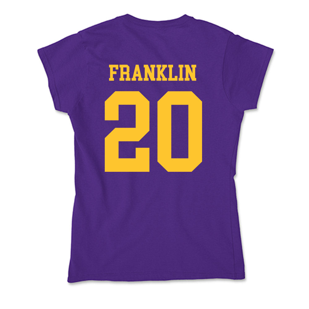 LSU - NCAA Softball : alix franklin - Soft Style Women’s T-Shirt-1