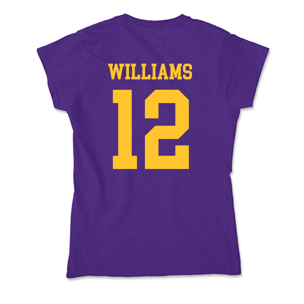 LSU - NCAA Women's Basketball : Mikaylah Williams - Soft Style Women’s T-Shirt-1