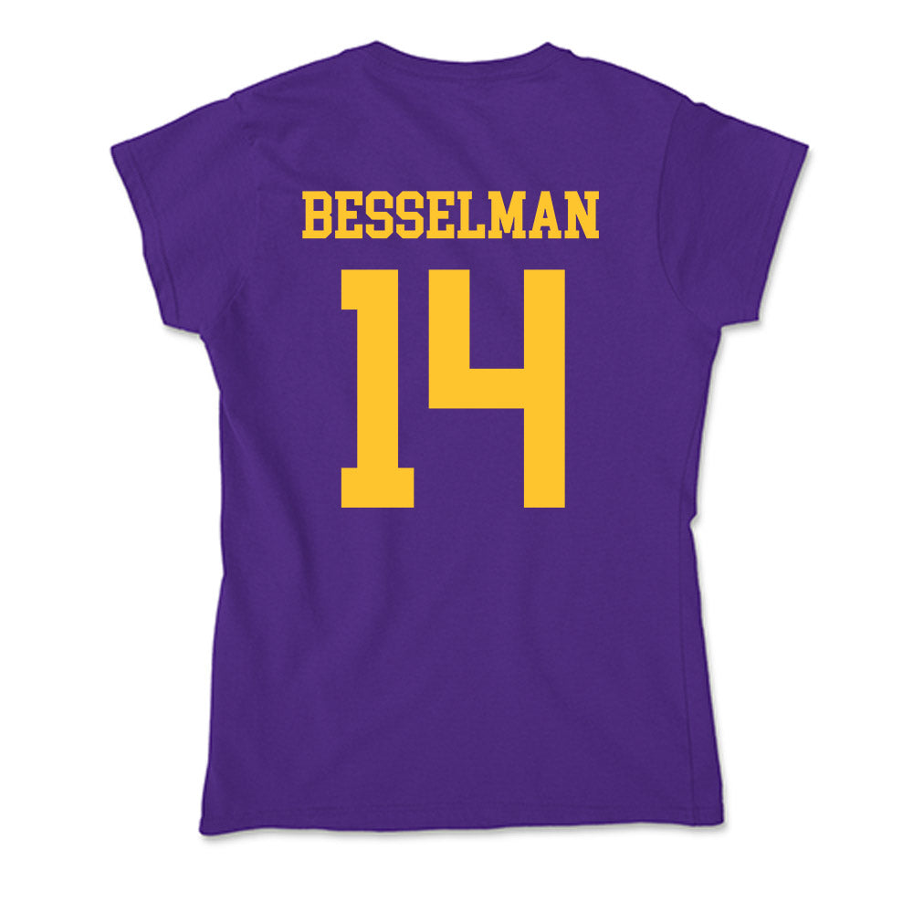 LSU - NCAA Women's Basketball : Izzy Besselman - Soft Style Women’s T-Shirt-1