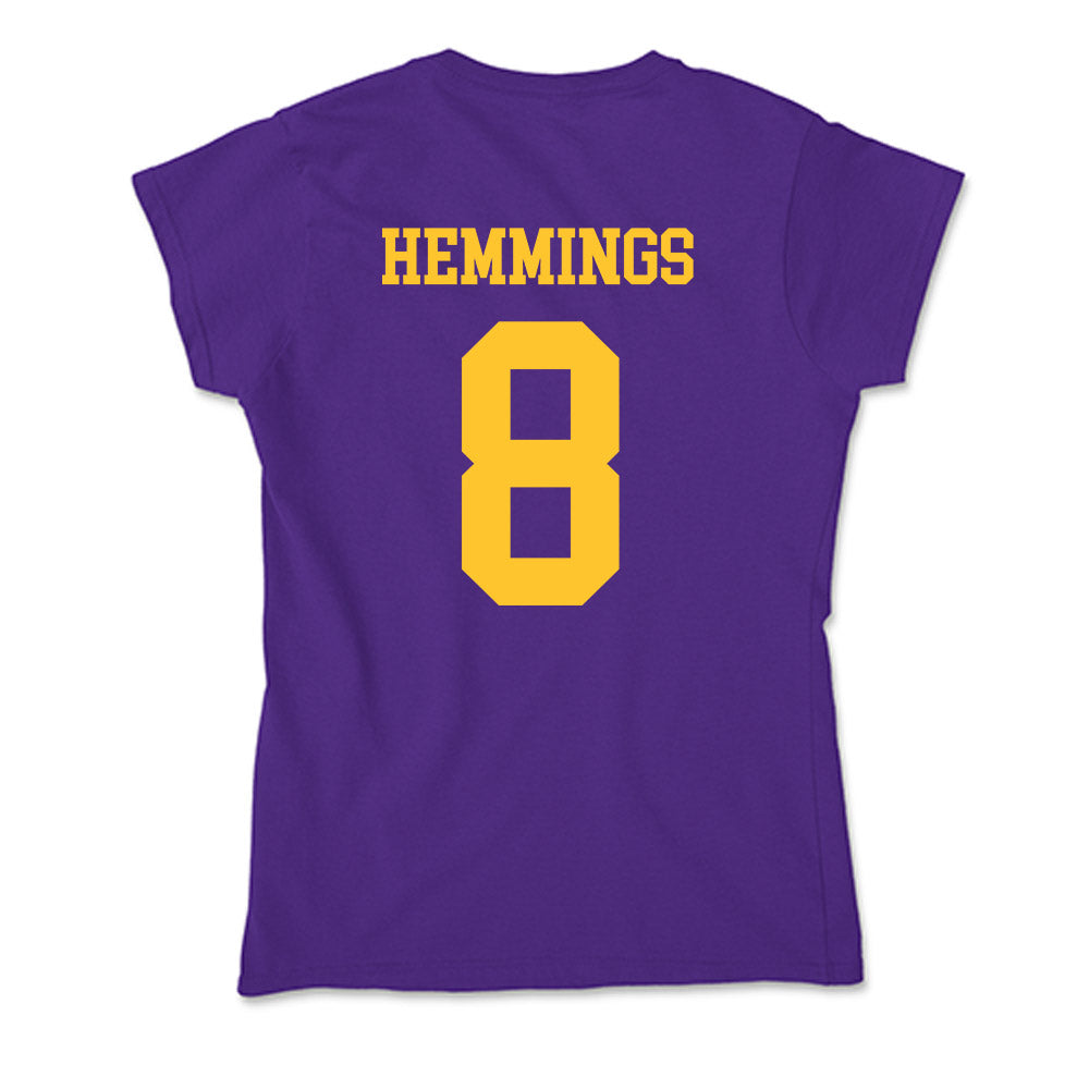 LSU - NCAA Women's Volleyball : Ella Hemmings - Soft Style Women’s T-Shirt-1