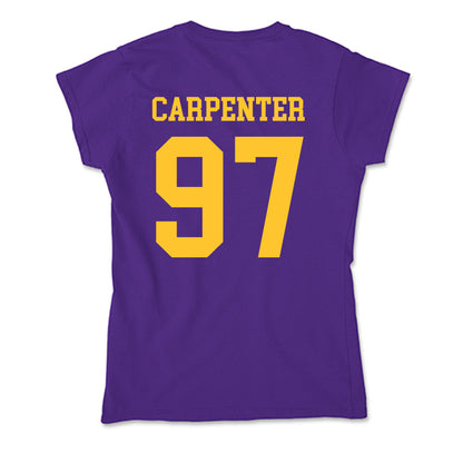 LSU - NCAA Football : Dylan Carpenter - Soft Style Women’s T-Shirt-1