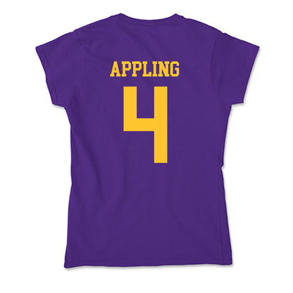 LSU - NCAA Softball : Gradie Appling - Soft Style Women’s T-Shirt-1