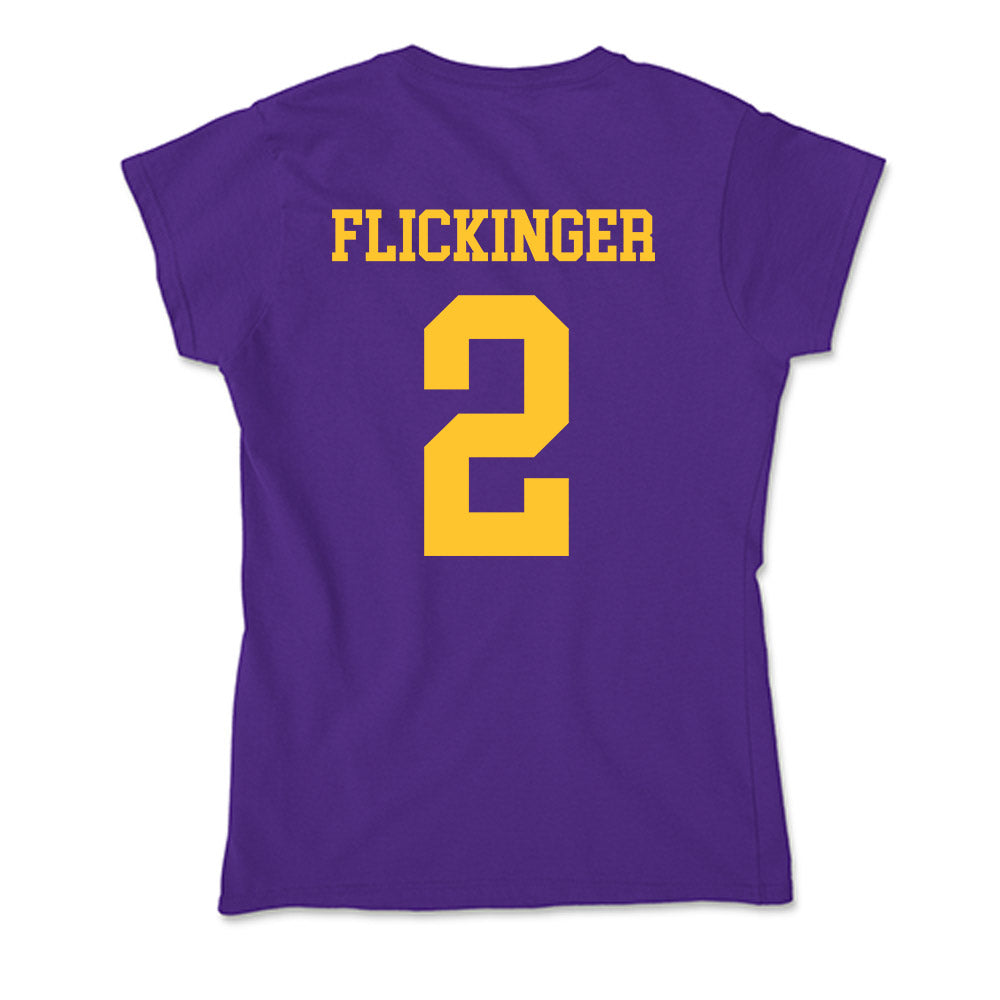 LSU - NCAA Women's Volleyball : Paige Flickinger - Soft Style Women’s T-Shirt-1