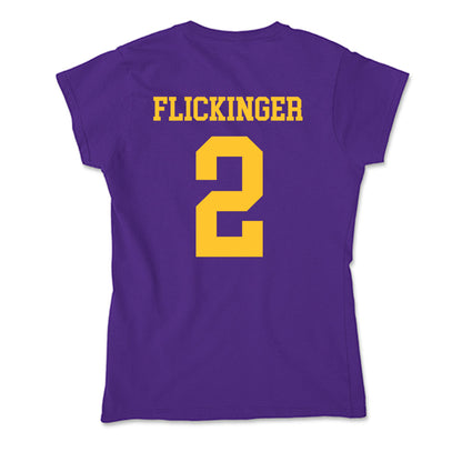 LSU - NCAA Women's Volleyball : Paige Flickinger - Soft Style Women’s T-Shirt-1