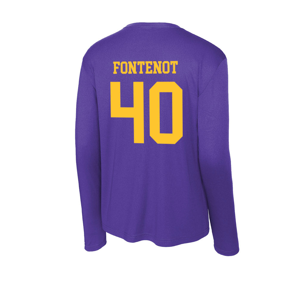 LSU - NCAA Baseball : Grant Fontenot - Activewear Long Sleeve T-Shirt-1