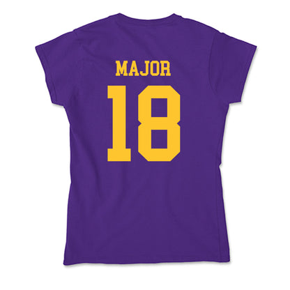 LSU - NCAA Women's Soccer : Kelsey Major - Soft Style Women’s T-Shirt-1