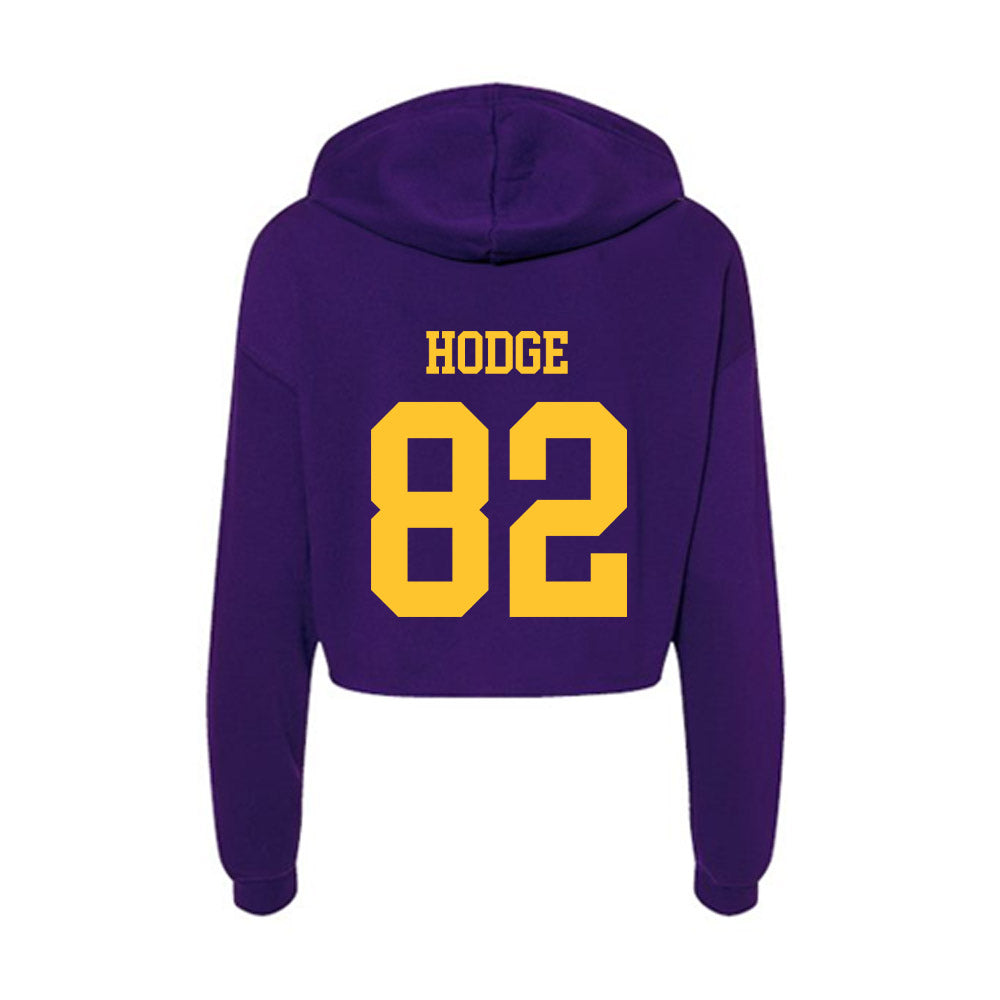 LSU - NCAA Softball : Avery Hodge - Women's Crop Fleece Hoodie-1