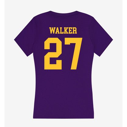 LSU - NCAA Softball : McKaela Walker - Women's V-Neck T-Shirt-1