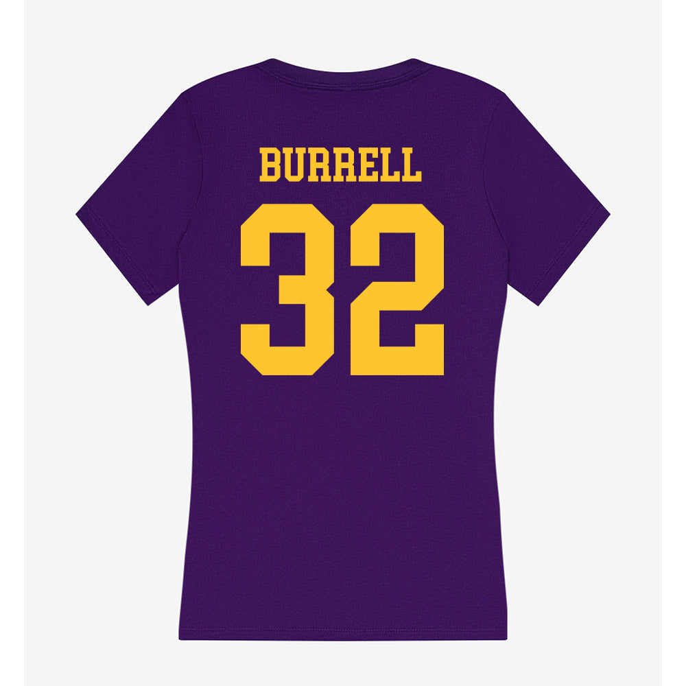 LSU - NCAA Football : Aeron Burrell - Women's V-Neck T-Shirt-1