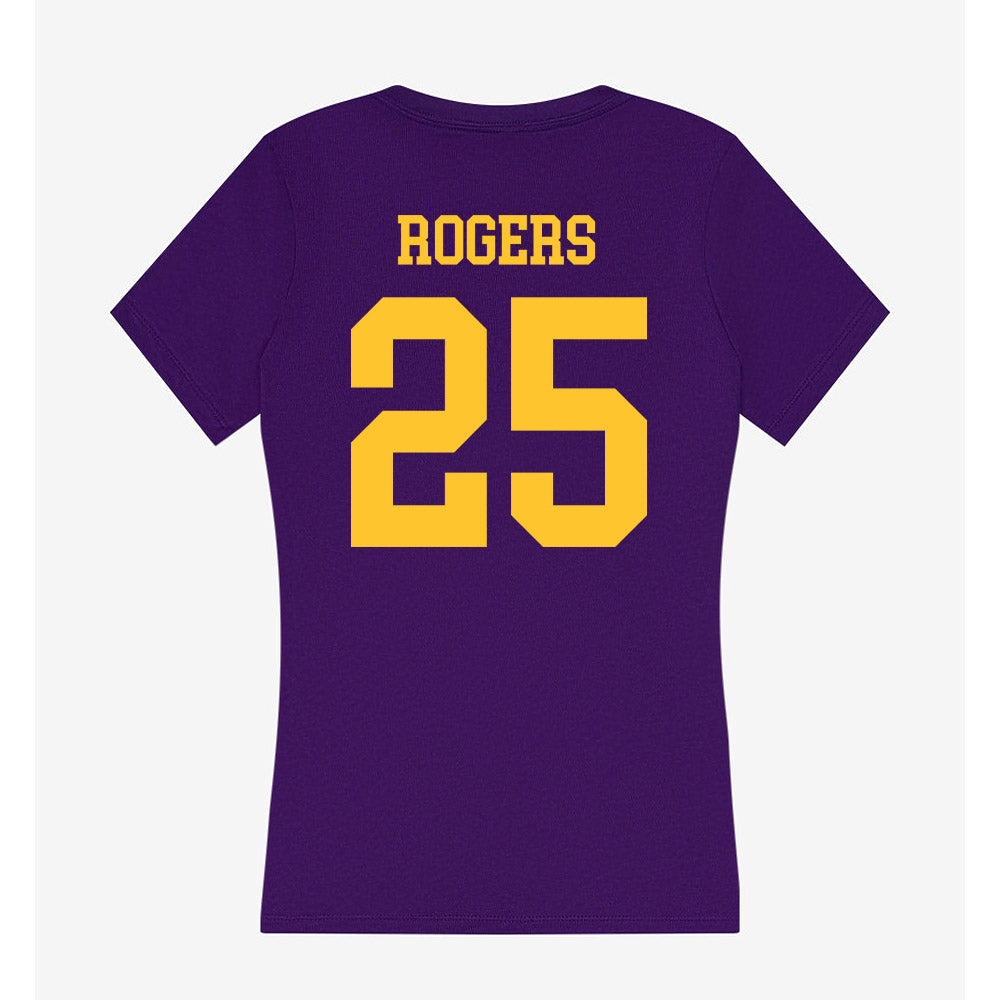 LSU - NCAA Women's Soccer : Senai Rogers - Women's V-Neck T-Shirt-1