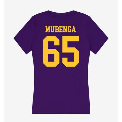 LSU - NCAA Football : Paul Mubenga - Women's V-Neck T-Shirt-1