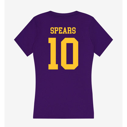 LSU - NCAA Football : Dashawn Spears - Women's V-Neck T-Shirt-1