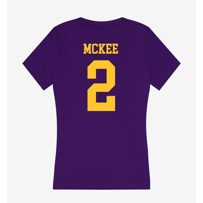 LSU - NCAA Softball : Maddox mckee - Women's V-Neck T-Shirt-1