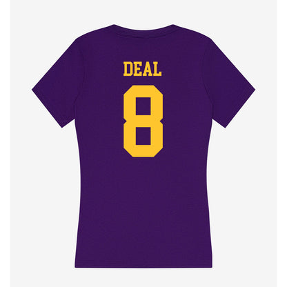 LSU - NCAA Softball : Cali Deal - Women's V-Neck T-Shirt-1