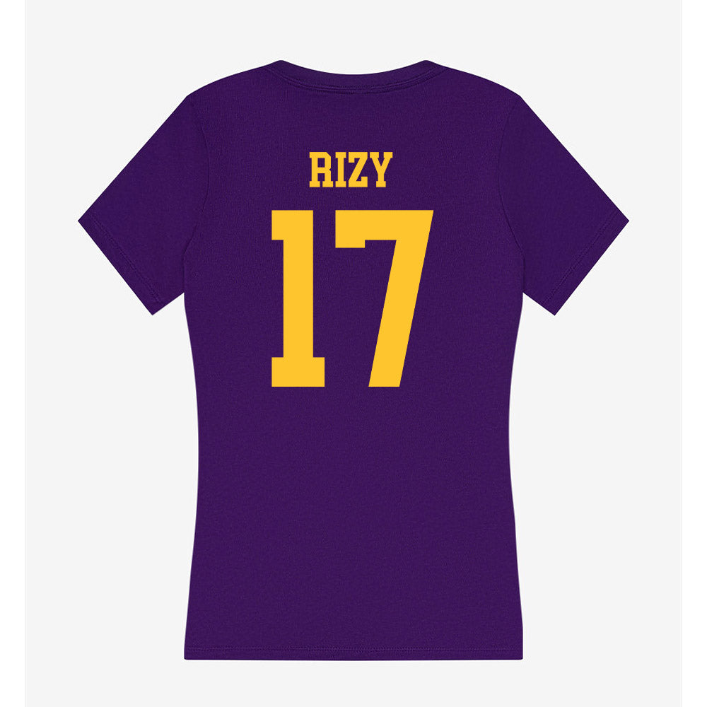 LSU - NCAA Baseball : Mavrick Rizy - Women's V-Neck T-Shirt-1