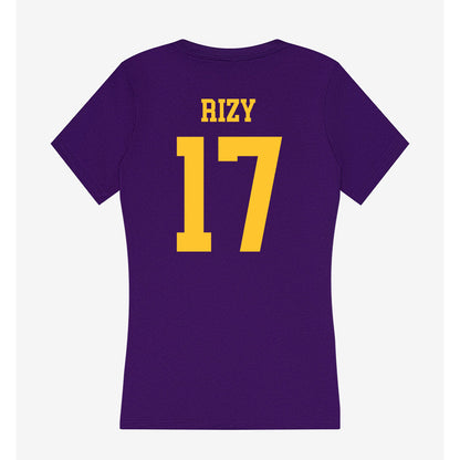 LSU - NCAA Baseball : Mavrick Rizy - Women's V-Neck T-Shirt-1