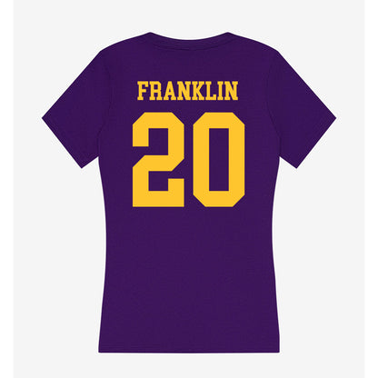 LSU - NCAA Softball : alix franklin - Women's V-Neck T-Shirt-1