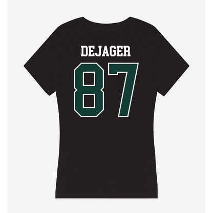 Michigan State - NCAA Football : Luke DeJager - Women's V-Neck T-Shirt-1