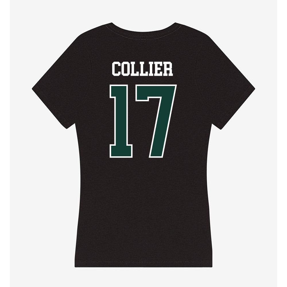 Michigan State - NCAA Football : Braylon Collier - Women's V-Neck T-Shirt-1