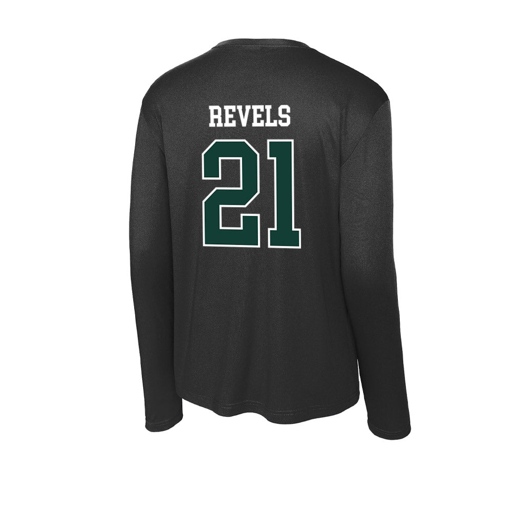 Michigan State - NCAA Football : Tracy Revels - Activewear Long Sleeve T-Shirt-1
