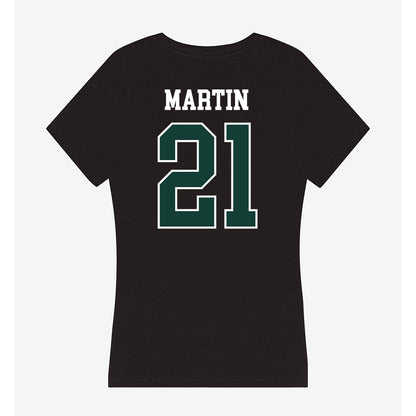 Michigan State - NCAA Women's Soccer : Maleeya Martin - Women's V-Neck T-Shirt-1
