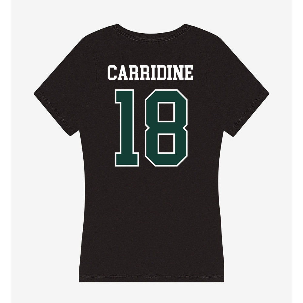 Michigan State - NCAA Football : Atticus Carridine - Women's V-Neck T-Shirt-1